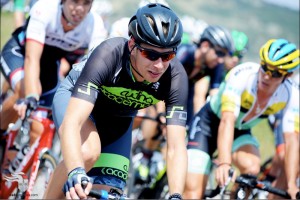 Yoav Bear riding in the Colorado race