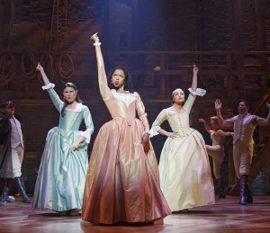 Hamilton Richard Rodgers Theatre Cast Lin-Manuel MirandaAlexander Hamilton Javier MuñozAlexander Hamilton Alternate Carleigh Bettiol Andrew Chappelle Ariana DeBose Alysha Deslorieux Daveed DiggsMarquis De Lafayette Thomas Jefferson Renee Elise GoldsberryAngelica Schuyler Jonathan GroffKing George III Sydney James Harcourt	 Neil Haskell	 Sasha Hutchings	 Christopher Jackson	George Washington Thayne Jasperson	 Jasmine Cephas Jones	Peggy Schuyler Maria Reynolds Stephanie Klemons	 Emmy Raver-Lampman	 Morgan Marcell	 Leslie Odom, Jr.	Aaron Burr Okieriete Onaodowan	Hercules Mulligan James Madison Anthony Ramos	John Laurens Phillip Hamilton Jon Rua	 Austin Smith	 Phillipa Soo	Eliza Hamilton Seth Stewart	 Betsy Struxness	 Ephraim Sykes	 Voltaire Wade-Green	 Standby: Javier Muñoz (Alexander Hamilton) Production Credits: Thomas Kail (Director) Andy Blankenbuehler (Choreographer) David Korins (Scenic Design) Paul Tazewell (Costume Design) Howell Binkley (Lighting Design) Other Credits: Lyrics by: Lin-Manuel Miranda Music by: Lin-Manuel Miranda Book by Lin-Manuel Miranda