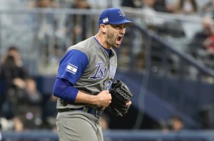 SEOUL, SOUTH KOREA - MARCH 06:  Pitcher Josh Zeid #28 of Israel celebrates after winning the World Baseball Classic Pool A Game One between Israel and South Korea at Gocheok Sky Dome on March 6, 2017 in Seoul, South Korea.  (Photo by Chung Sung-Jun/Getty Images)