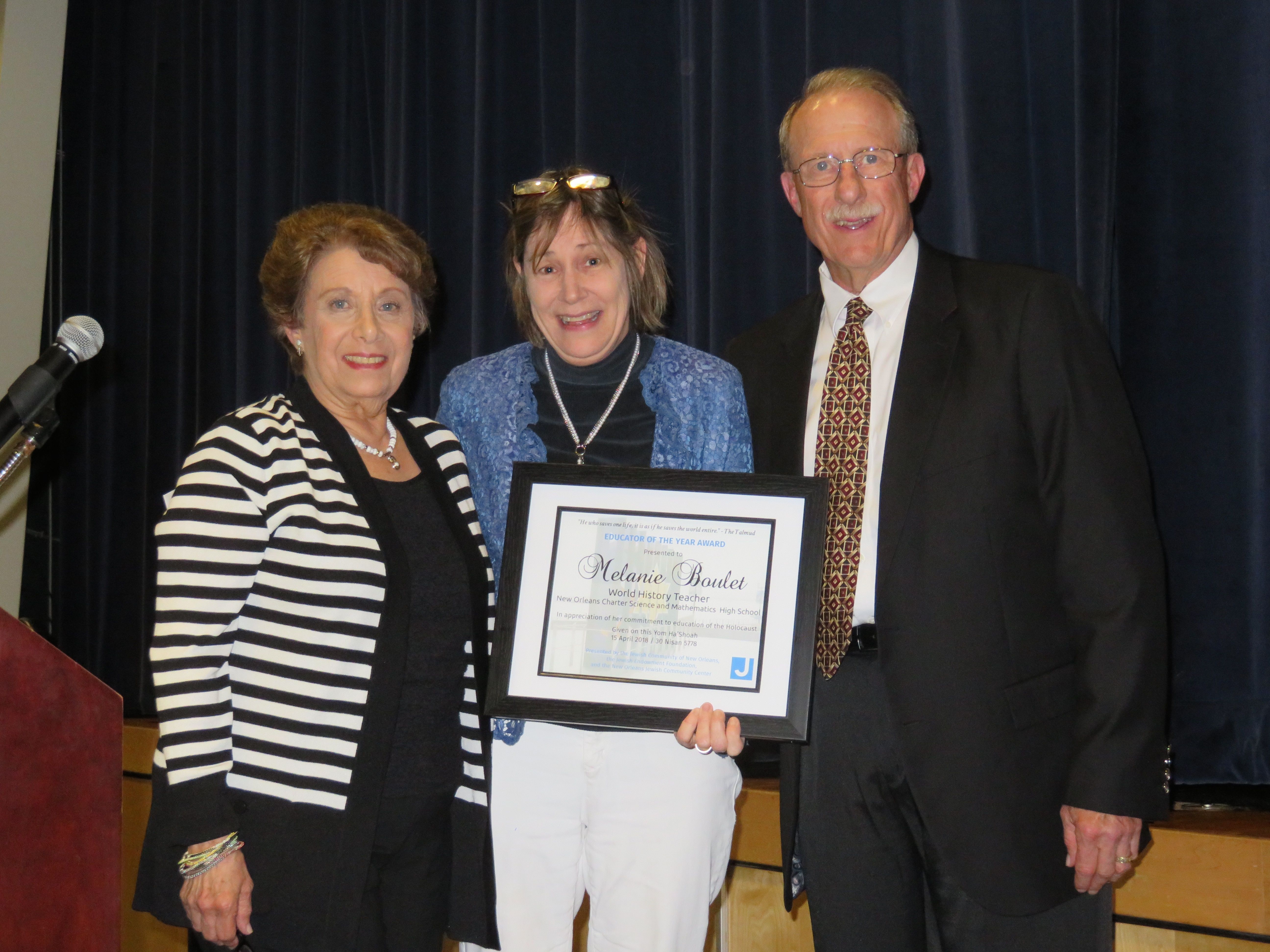 Yom Hashoah Event Draws Near Capacity Crowd Crescent City Jewish