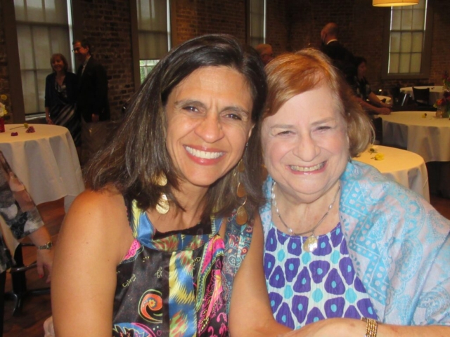 Anamaria Villamarin-Lupin and JFS first vice president Debbie Pesses Anamaria Villamarin-Lupin and Debbie Pesses