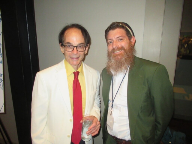 Dr. Hilton Title and Rabbi David Posternock, JFS Director of Business Service Dr. Hilton Title and Rabbi David Posternock