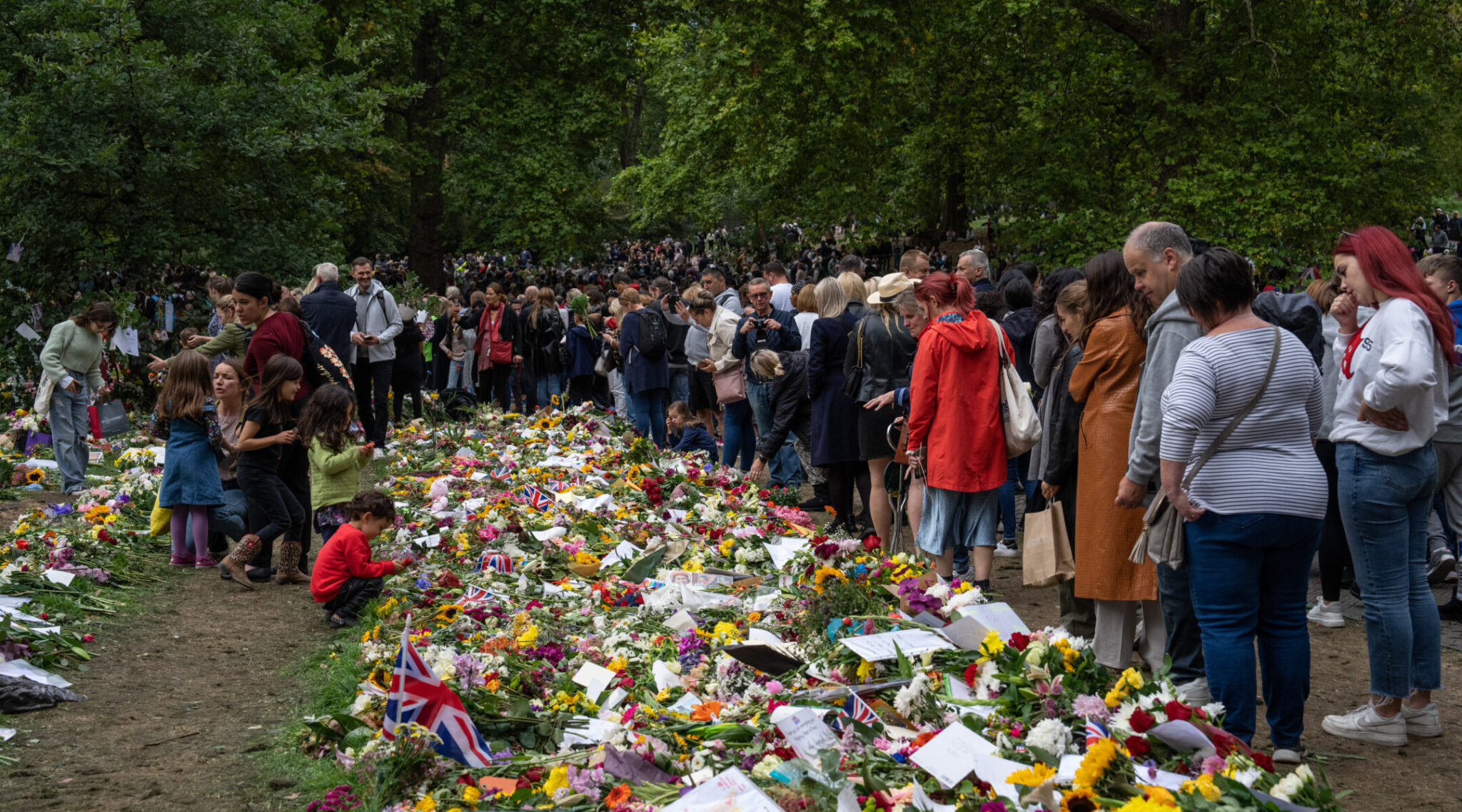 London’s Holocaust Memorial Garden clears Queen Elizabeth tributes left